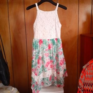 Lace and Floral Dress